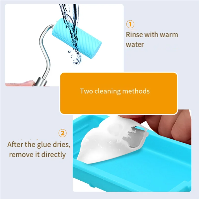 

AA81-Woodcraft Essentials: Glue Pen, Row Brush, Silicone Box For Woodworking With White Latex