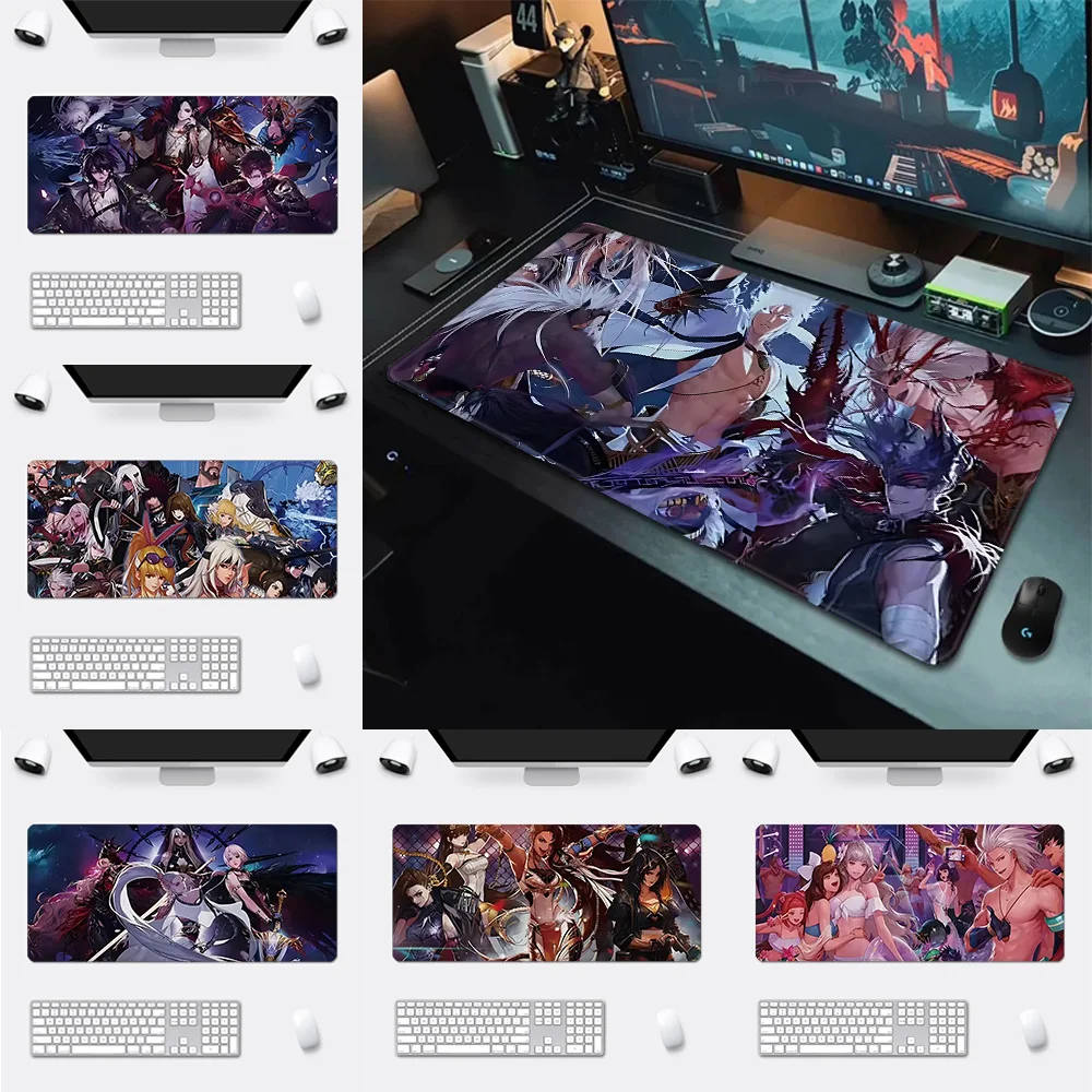 

DNF Dungeon Fighter Mousepad HD Printing Computer Gamers Locking Edge Non-slip Mouse Pad XXL90x40cm Keyboard PC Desk Pad