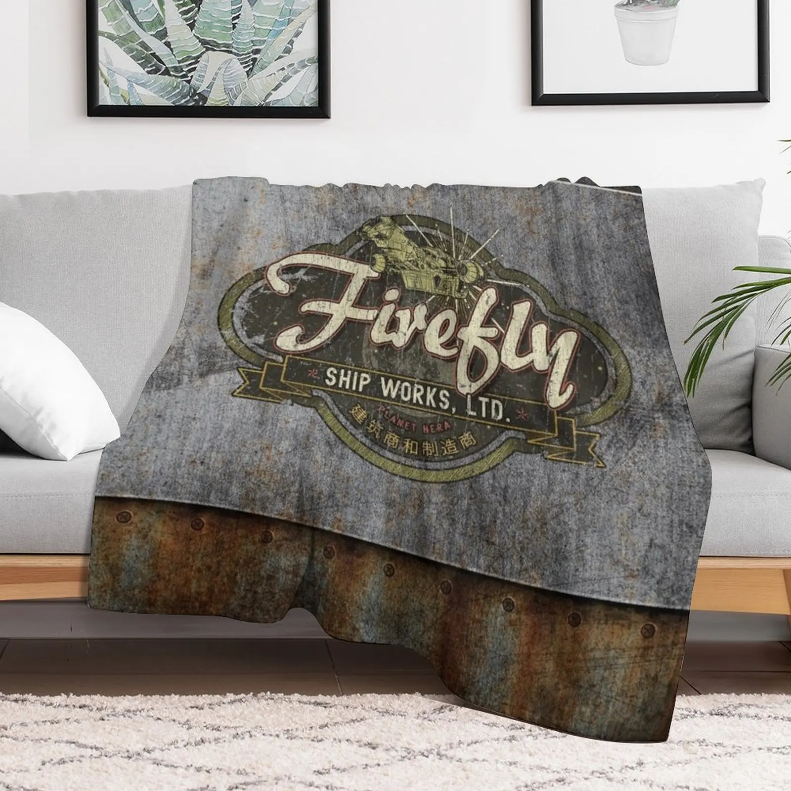 

Firefly Ship Works Ltd. 2459 Throw Blanket christmas decoration Travel Sofa Decorative Sofas Blankets
