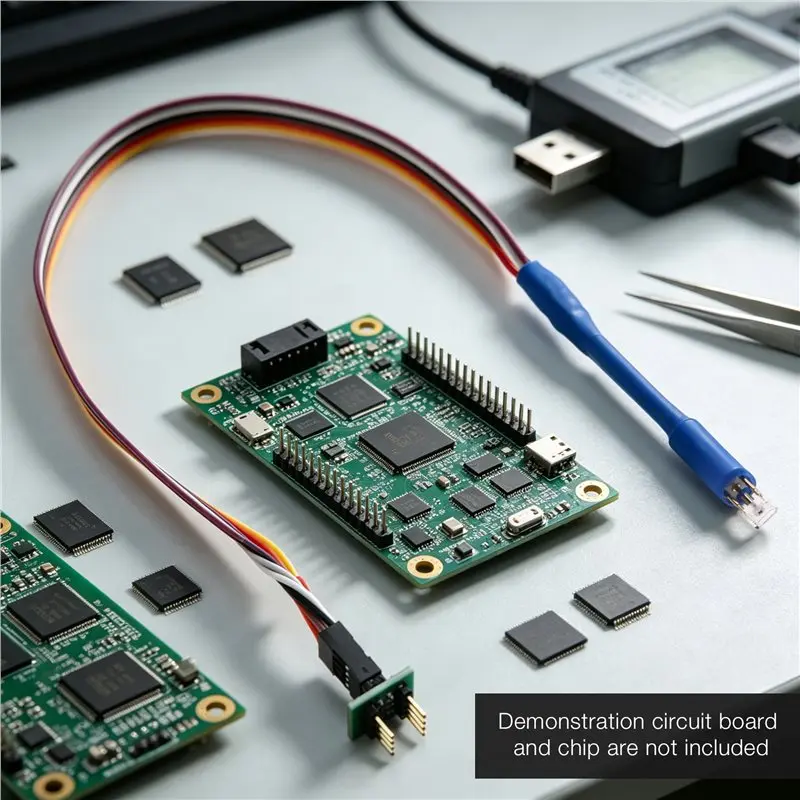 SOP8 Chip Programmer Line For Flash EEPROM Chip Reading Writing Programming Burn Test 1PC Pogo Pin Probe Cable