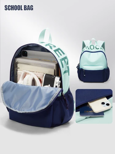 Imagen 2 del producto Mini mochila escolar para niños, mochila escolar estereoscópica para niños, lindas mochilas escolares para niños, bolsas de libros para niños de guardería para niñas