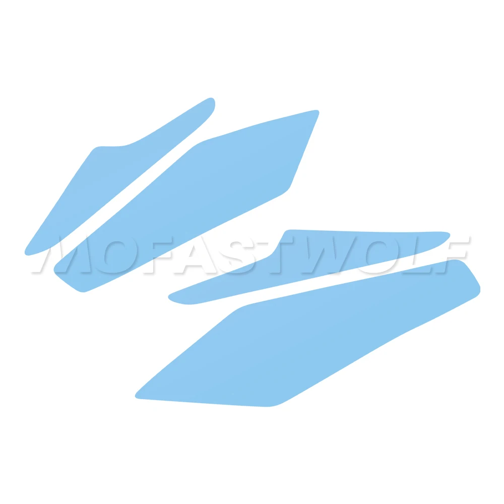 For Honda CBR250RR 2017-2021 PVC Front Headlamp Sticker Anti-Scratch Motorcycle Headlight Protective Film Transparent