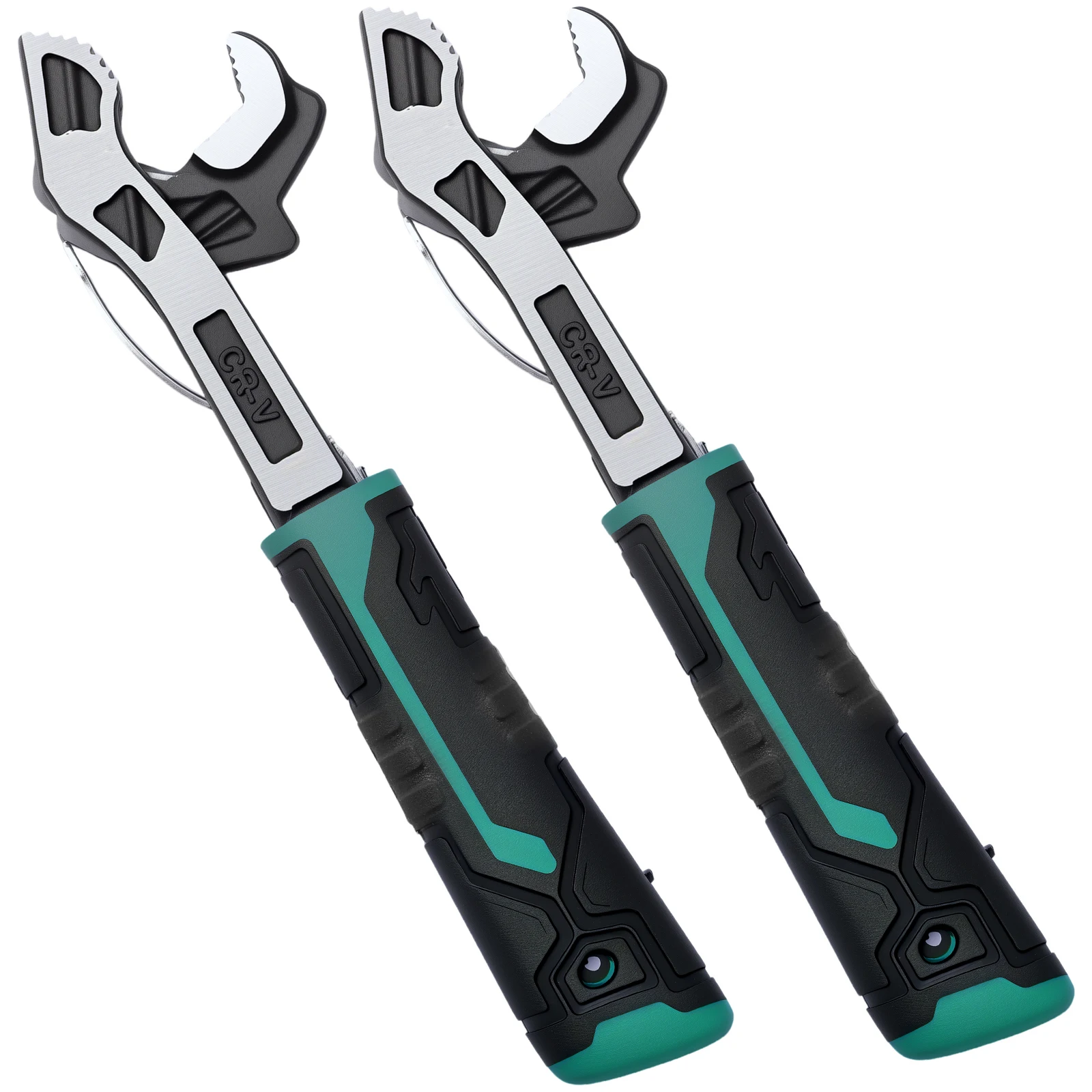 2 قطعة مفتاح الأنابيب عالية الكربون أنابيب الصلب المفك سميكة الأنابيب قبضة أداة قابل للتعديل الأنابيب تحول وجع الذاتي قفل وجع #1