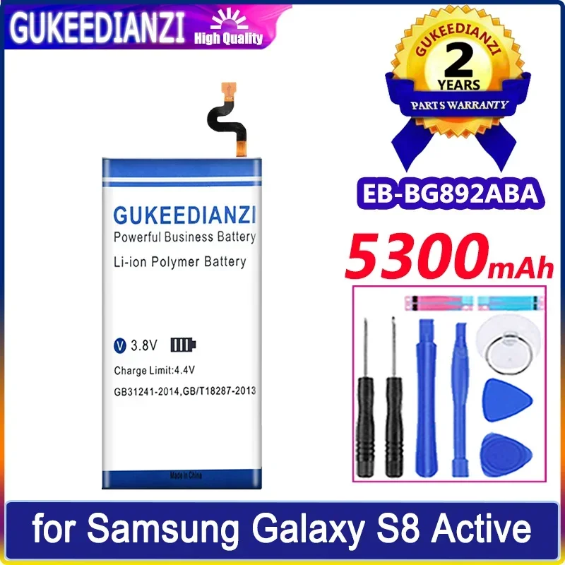 

Bateria Rechargeable Battery EB-BG892ABA 5300mAh For Samsung Galaxy S8 Active SM-G8920 G892F G892A G892L G892 G892V SM-G892L