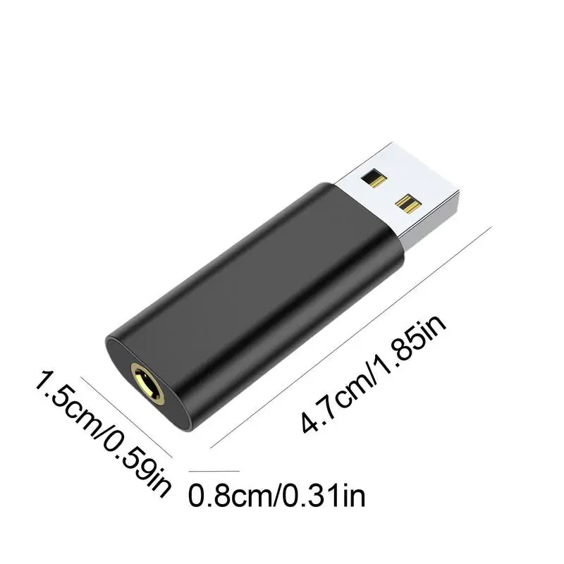 USB Sound Card 3.5mm External Sound Card Universal USB Headset Adapter Driver Free USB Audio for Game League of Legend Headset