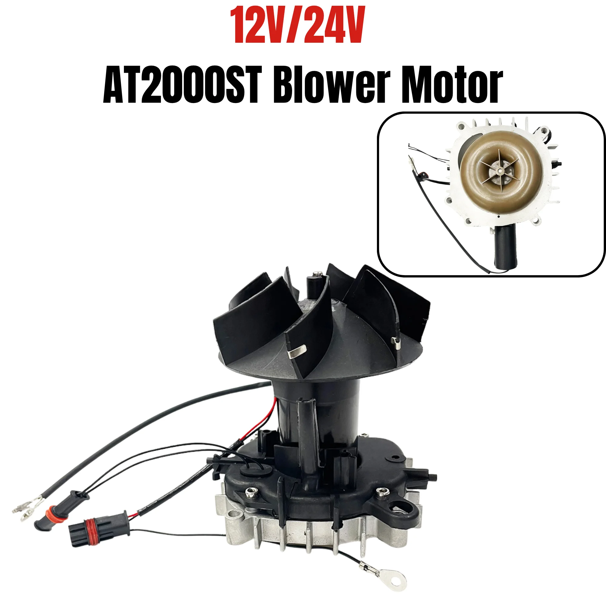 12V 24V Parking Heater Blower Motor Assembly Fan Motor for Webasto Air Top 2000ST Diesel Air Heater Replacement