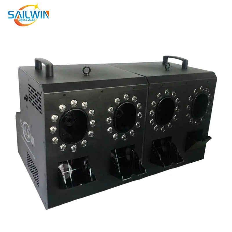 

PLASTIC SMOKE BUBBLE RGBW4-WHEEL 3000W FOG BUBBLE FOG MACHINE WEDDING PARTY STAGE DJ CLUB