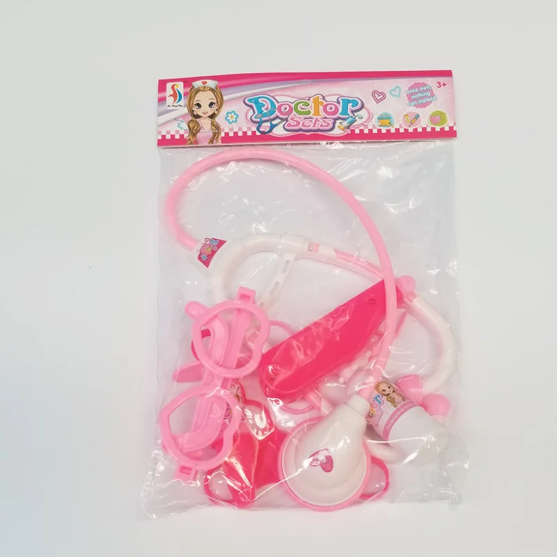 Brinquedos educativos de casinha de brincar para crianças, conjunto de médico, brinquedos de imitação de médico, brinquedos de injeção e estetoscópio para bebês.