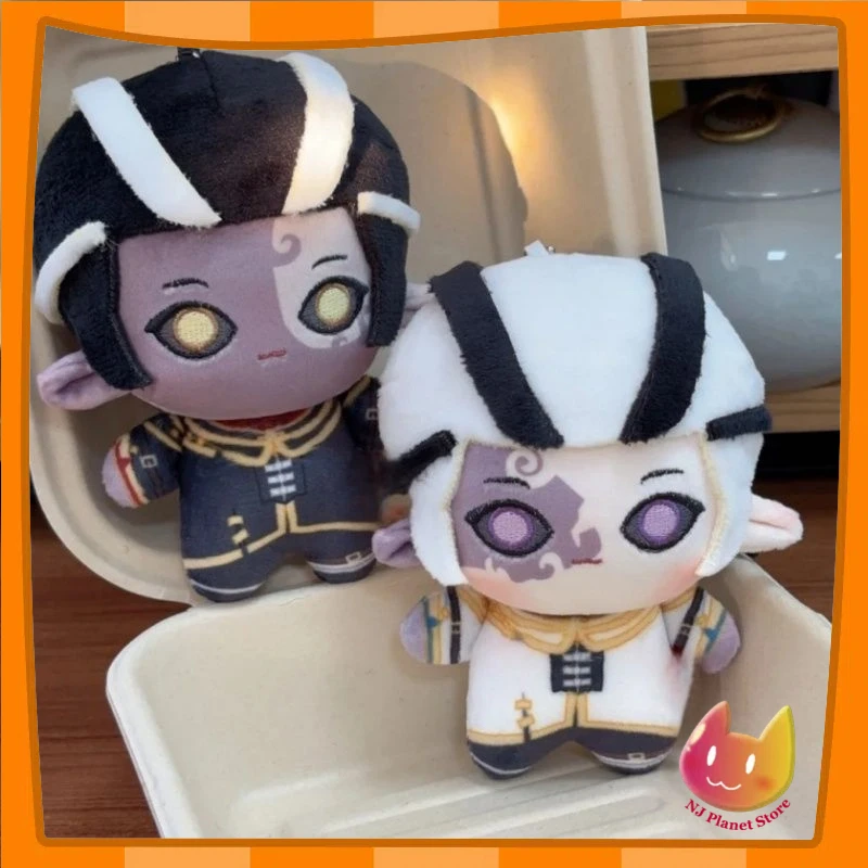 

10cm NEW Anime Identity V Soul Parasol White Guard Black Guard Cosplay Printing Nunu Plush Pendant Backpack Keychain Gift Xmas