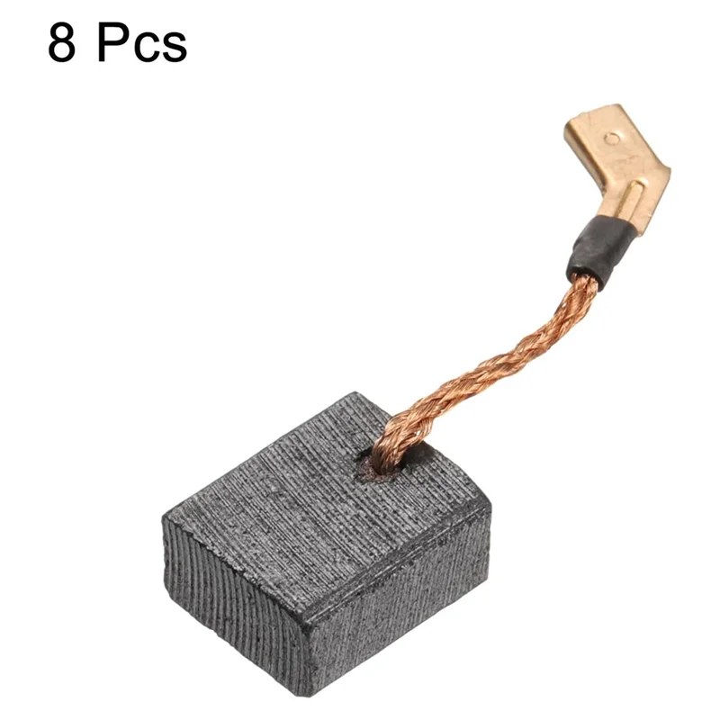 AAAC-8 pezzi spazzola di carbone 13,5 mm x 12 mm x 6,5 mm spazzola per smerigliatrice DWE402 parte di ricambio per motore elettrico