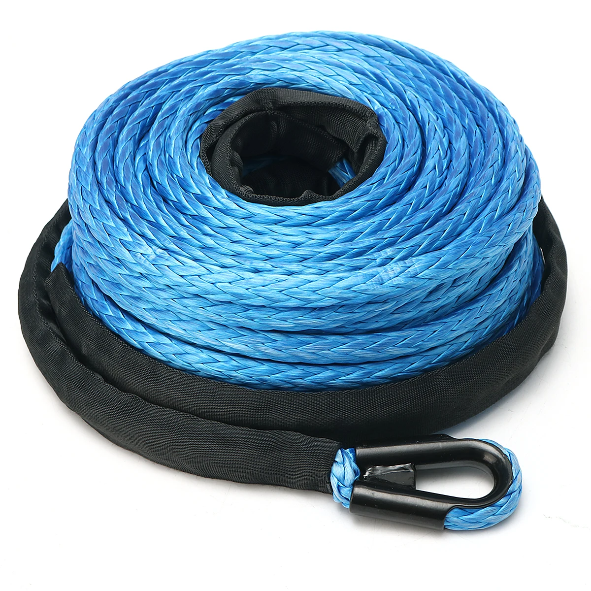 

10mm x 30m with Aluminum Hawse Fairlead ATV Winch Kit Blue Synthetic Winch Rope
