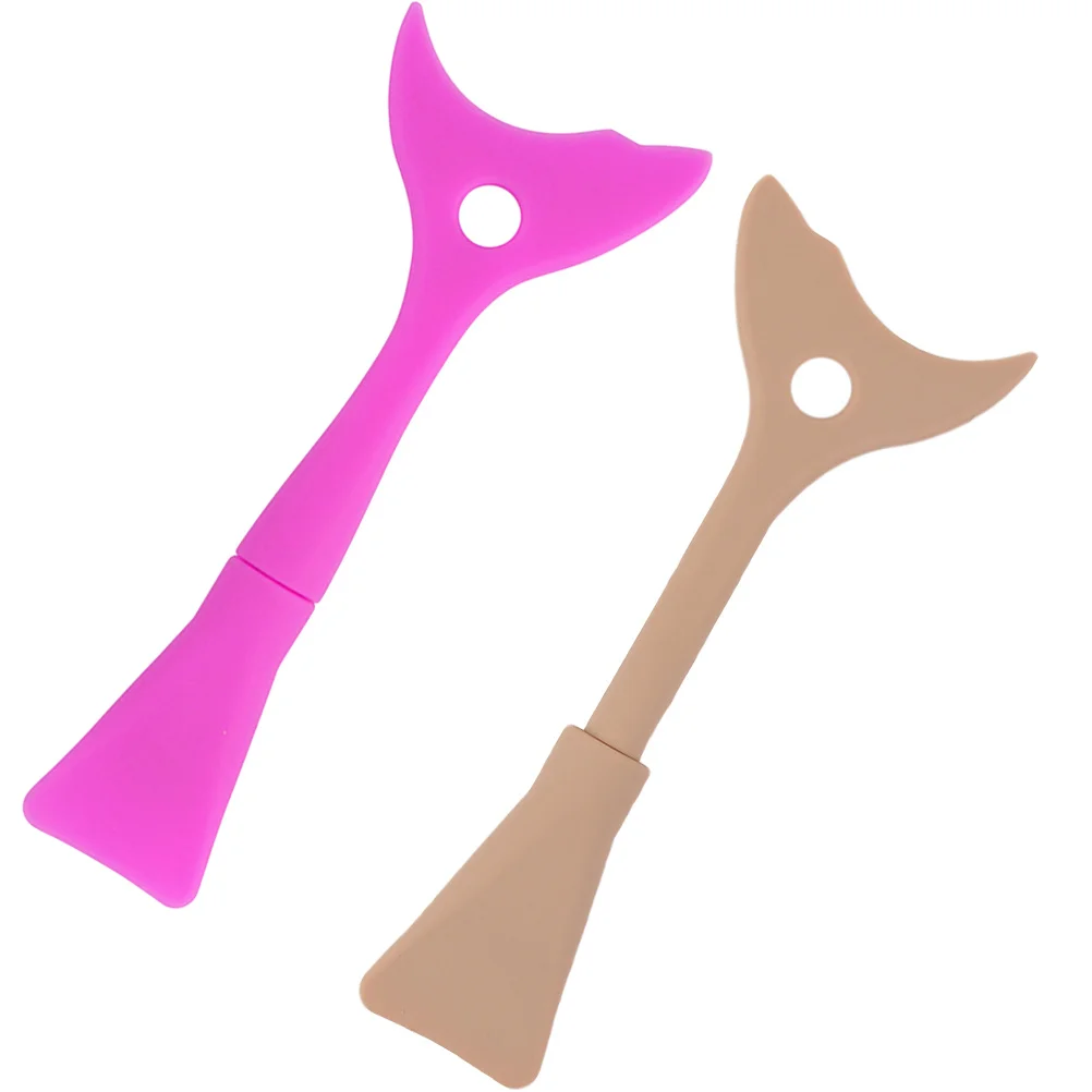 2Pcs Eyelash Shield Tool Silicone Eyeliner Guard Applicator Pads Mascara Eyelash Protectors Eye Makeup Tool for Smooth