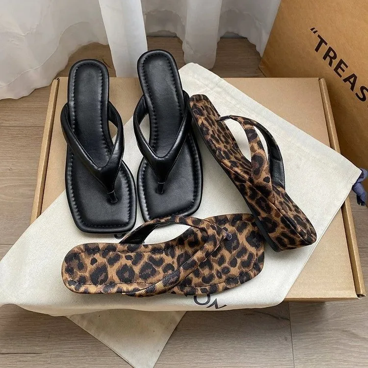 

Extremely Beautiful Wedge Toe-Post Flip Flops for Women, Summer Outdoor New Fairy-Style Vacation High-Heel Sandals