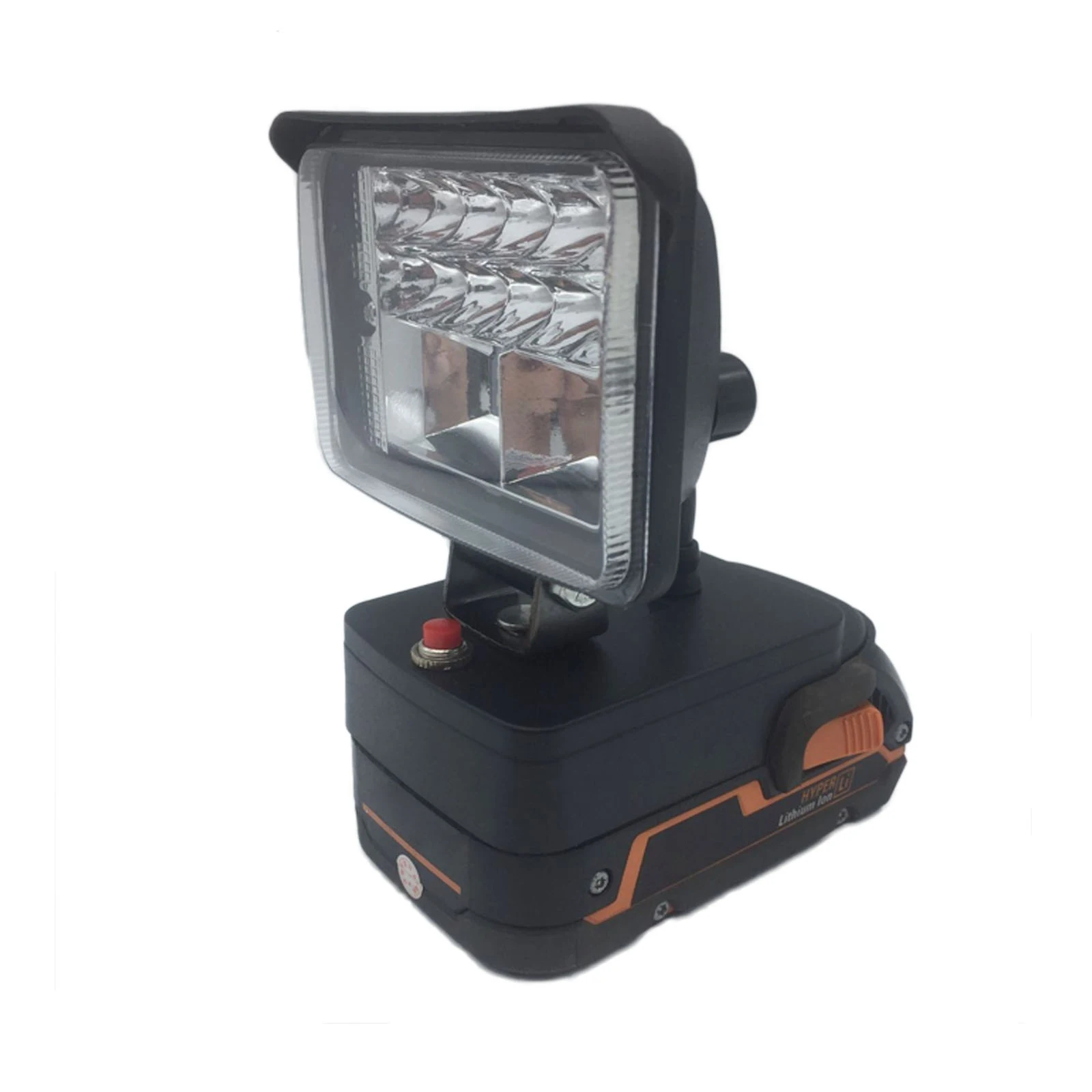 18V Portable LED Work Light Outdoor Portable Flashlight Waterproof High Power Lamp Compatible for RIDGID AEG Lithium Battery