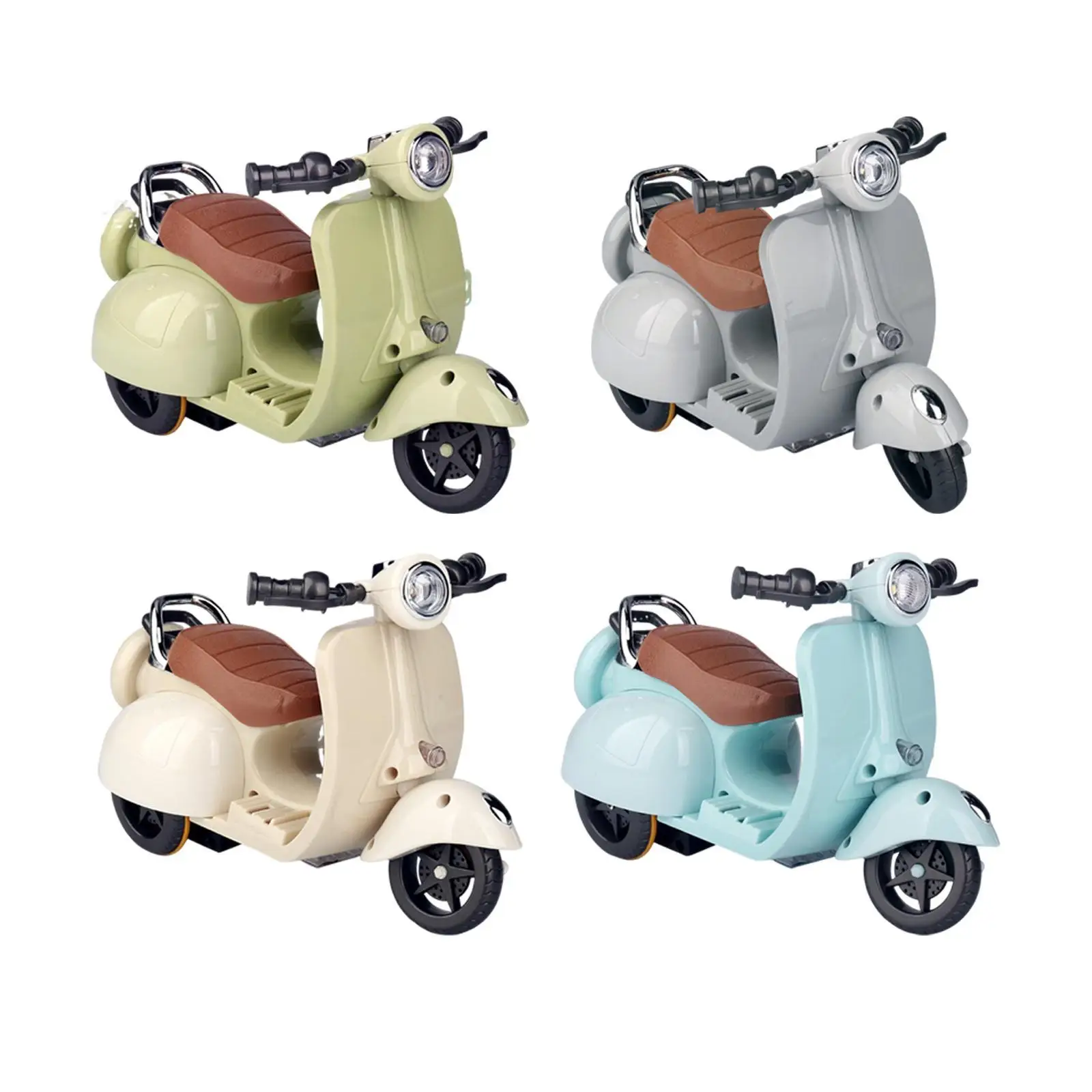 Motorcycle Doll Accessory Landscaping Interactive Electric Toy Playing Toy Tabletop Ornament Pet Supplies Home Decor Prop
