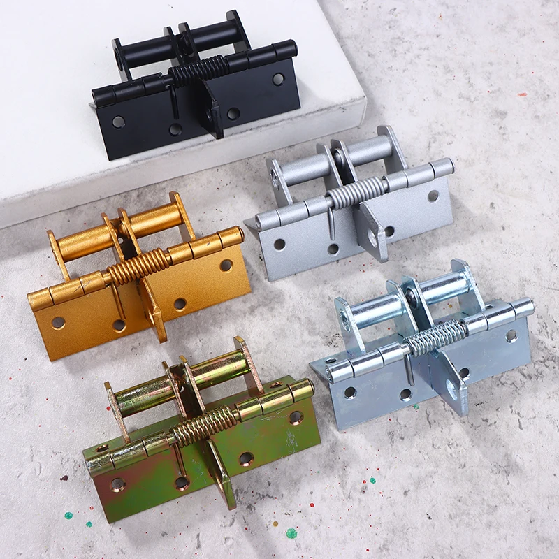 บานพับประตูอัตโนมัติแบบปิดเอง 1 ชิ้น - สปริงปิดประตูอเนกประสงค์แบบถอดได้ อุปกรณ์เสริมสำหรับจัดตำแหน่งฮาร์ดแวร์เฟอร์นิเจอร์