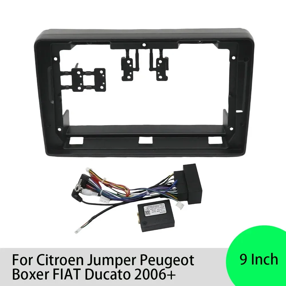 

Для Citroen Jumper Peugeot Boxer FIAT Ducato 2006 + 9 дюймов автомобильное радио Fascia DVD стерео Рамка адаптер Монтажная пластина