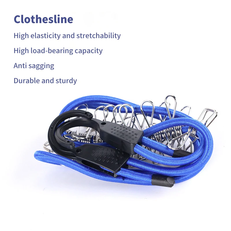 Strap Easy Installation Durable Cart Tie Down Clothesline Rope For Moving Luggage Car Trunk Outdoor Camping Travel