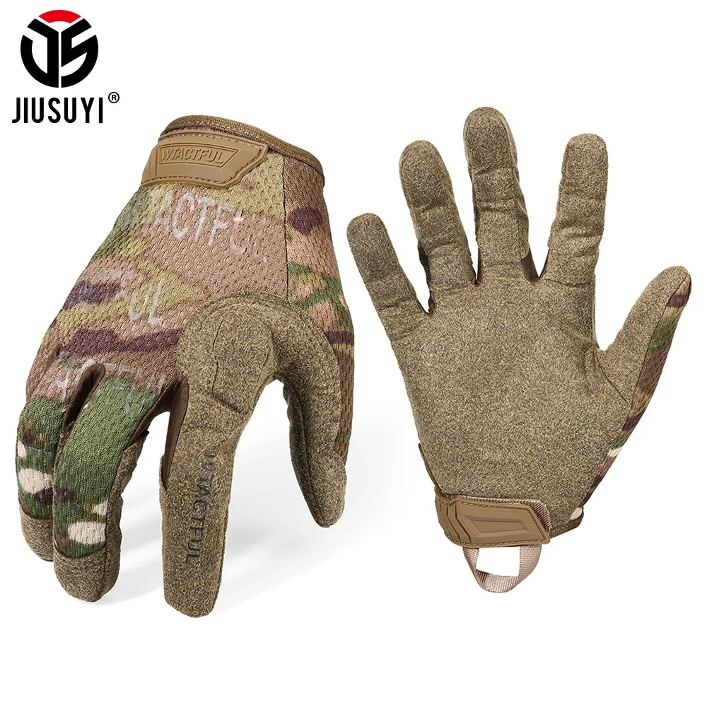 Tactical Full Finger Gloves Touch Screen Breathable Paintball Airsoft Shooting Hiking Combat Sport Hunting Bicycle Work Gear Men