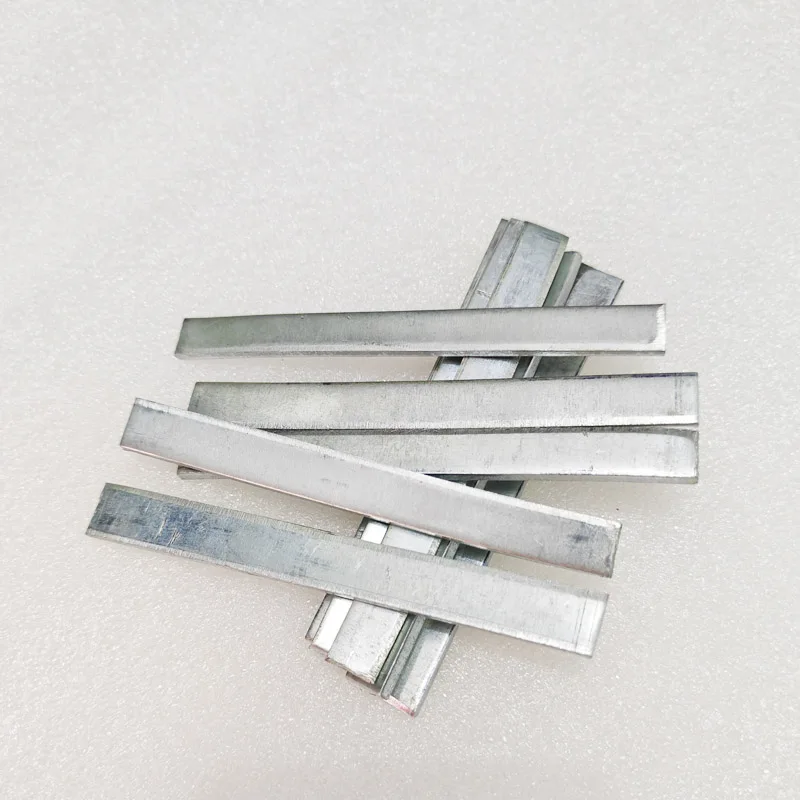 5pcs/lot 1mm 2mm 3mm Thickness High Purity Zinc Sheet Plate Pure Metal Zinc Plate Foil 10mmx100mm for Science Lab Accessories
