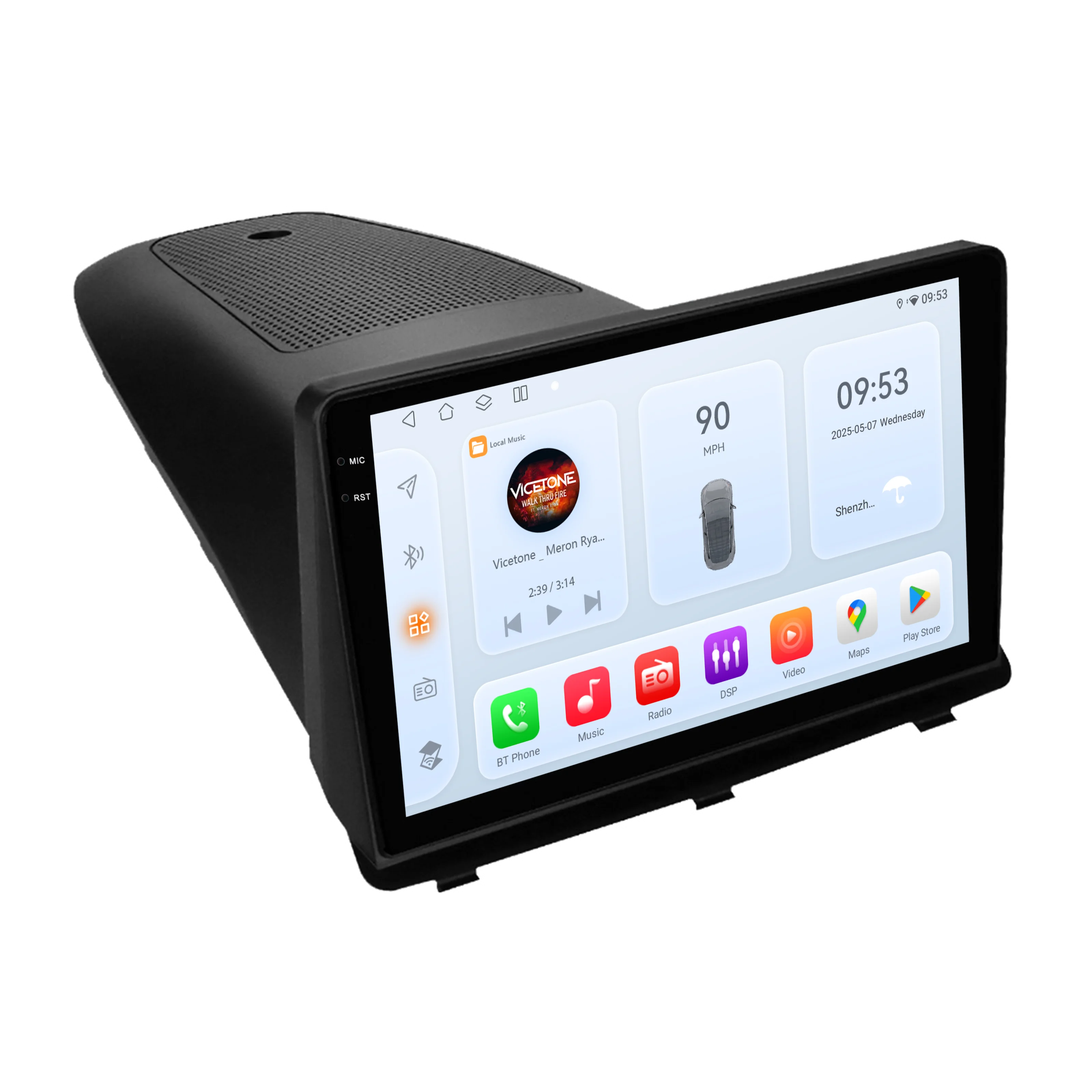 Hizpo 9-Zoll Wireless CarPlay Android Auto Autoradio für Opel Antara 1 2006 - 2017 Kühlventilator Android GPS-Navigation Multimedia-Player WiFi DSP RDS BT SWC IPS Touchscreen Autoradio Video-Player