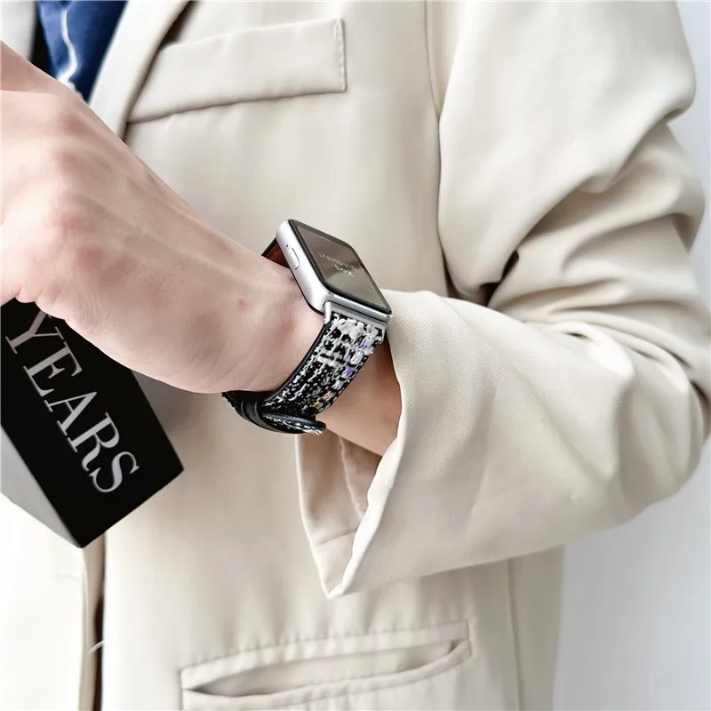 Luxury Fashion Woven Watch Band for Samsung Galaxy Fit3 smart replacement wristband strap Fit3 loop watchband