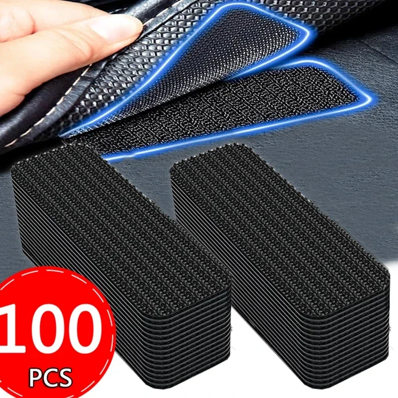 車の両面固定ステッカー,ダッシュボードマット,高粘着性,滑り止めテープ