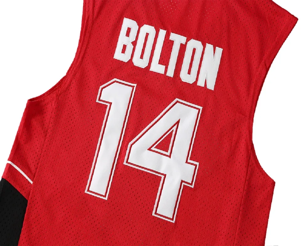 Basketball jerseys WILDCATS 14 BOLTON JERSEY Sewing Embroidery Outdoor sportswear cheap high quality Movie White Red 2024 new