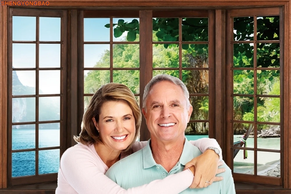 نافذة مشهد الربيع زهرة المشهد خلفية الصيف شاطئ البحر المحيط المشهد مكتب التصوير خلفية لاستوديو الصور