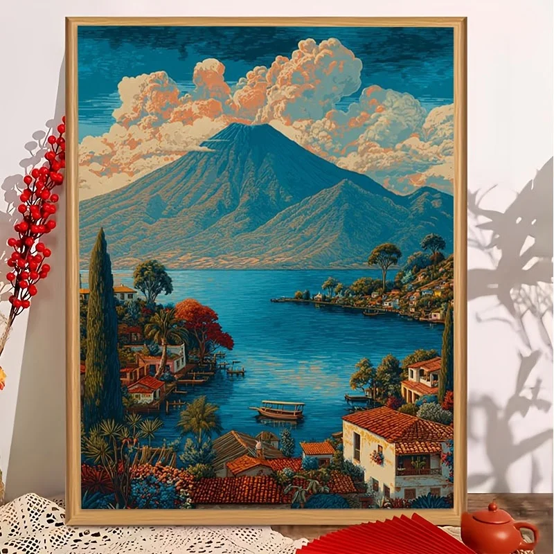 

500/1000/1200/2000PCS Puzzles for Adults Chinese Landscape Scenery,Jigsaw Puzzles Brain Challenge Game Gift Home Decor