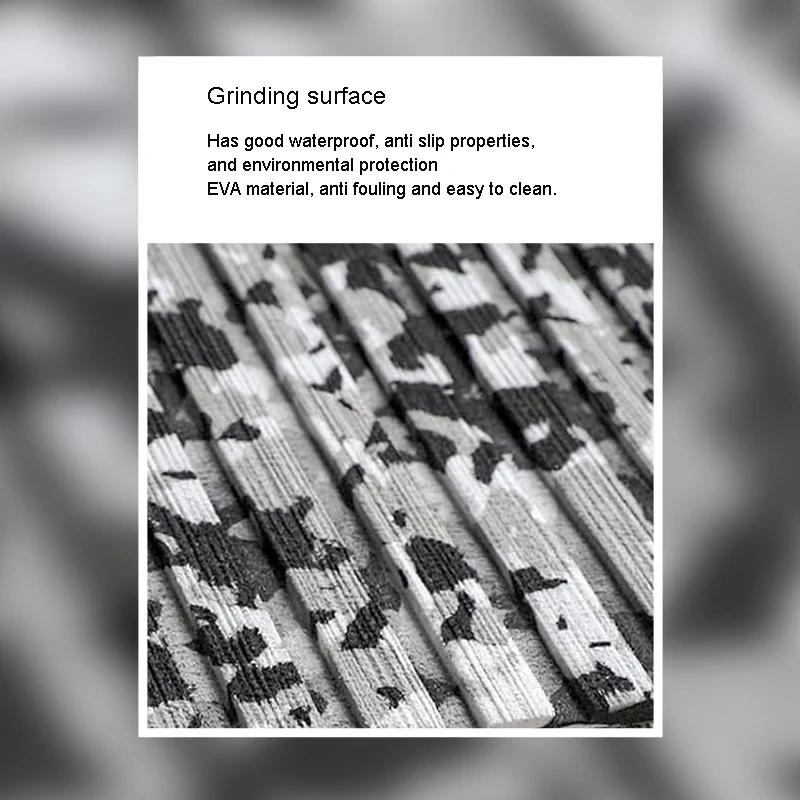 

240*60cm Camo Boat Flooring EVA Foam Decking Faux Teak Marine Carpet Self-Adhesive Deck Mat Rolls Sheet MotorBoats Yacht Jon