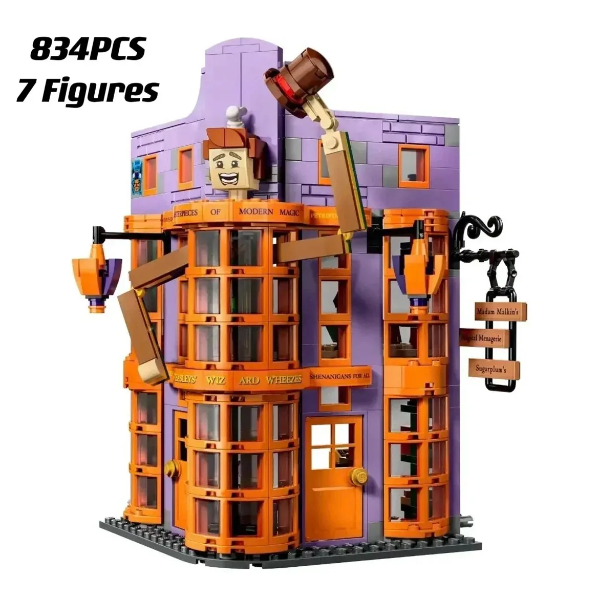 

2025 new model 834PCS compatible with Harri Express Station 76422 building self-locking block toys, gifts, home decoration