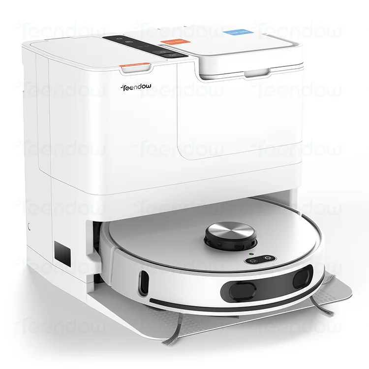 

Teendow D60S Ultra Staubsauger Sweeping Roboter 6000Pa Lds Lidar Robot Vacuum Cleaner And Mop Self Clean With Base Station