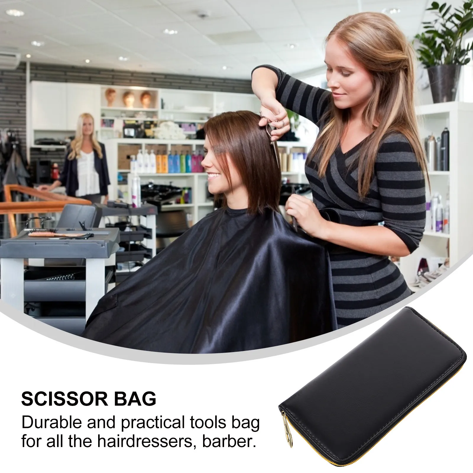 

Компактная сумка для ножниц: минималистичный дизайн, портативный чехол для путешествий, органайзер для парикмахерских ножниц