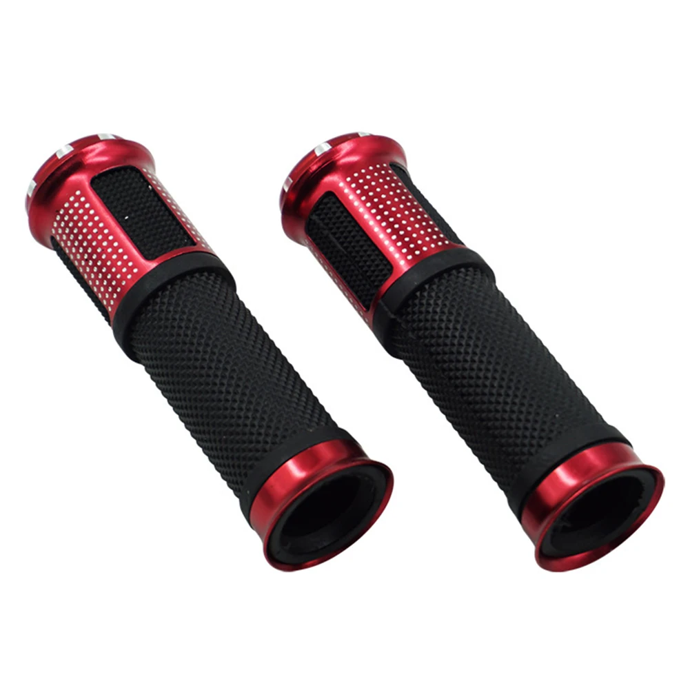 Motorcycle Handlebar Grips with Aluminum Alloy and Integrated Anti Slip Rubber for Improved Control and Comfort