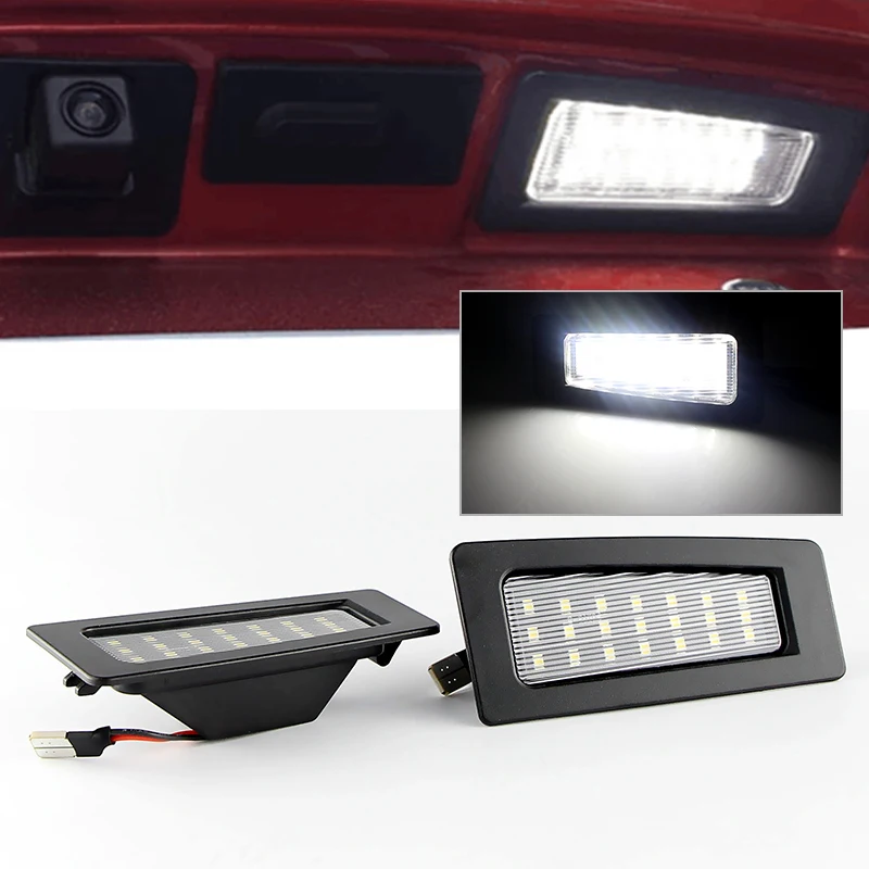 Luz LED para matrícula blanca sin errores, lámpara para Mazda 3 Axela 2014-2018, Mazda CX-3 CX3 2016-UP, 2 uds.