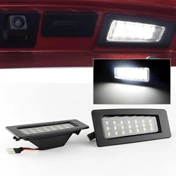 2Pcs Error Free White LED License Plate Light Number Plate Lamp For Mazda 3 Axela 2014-2018 For Mazda CX-3 CX3 2016-UP
