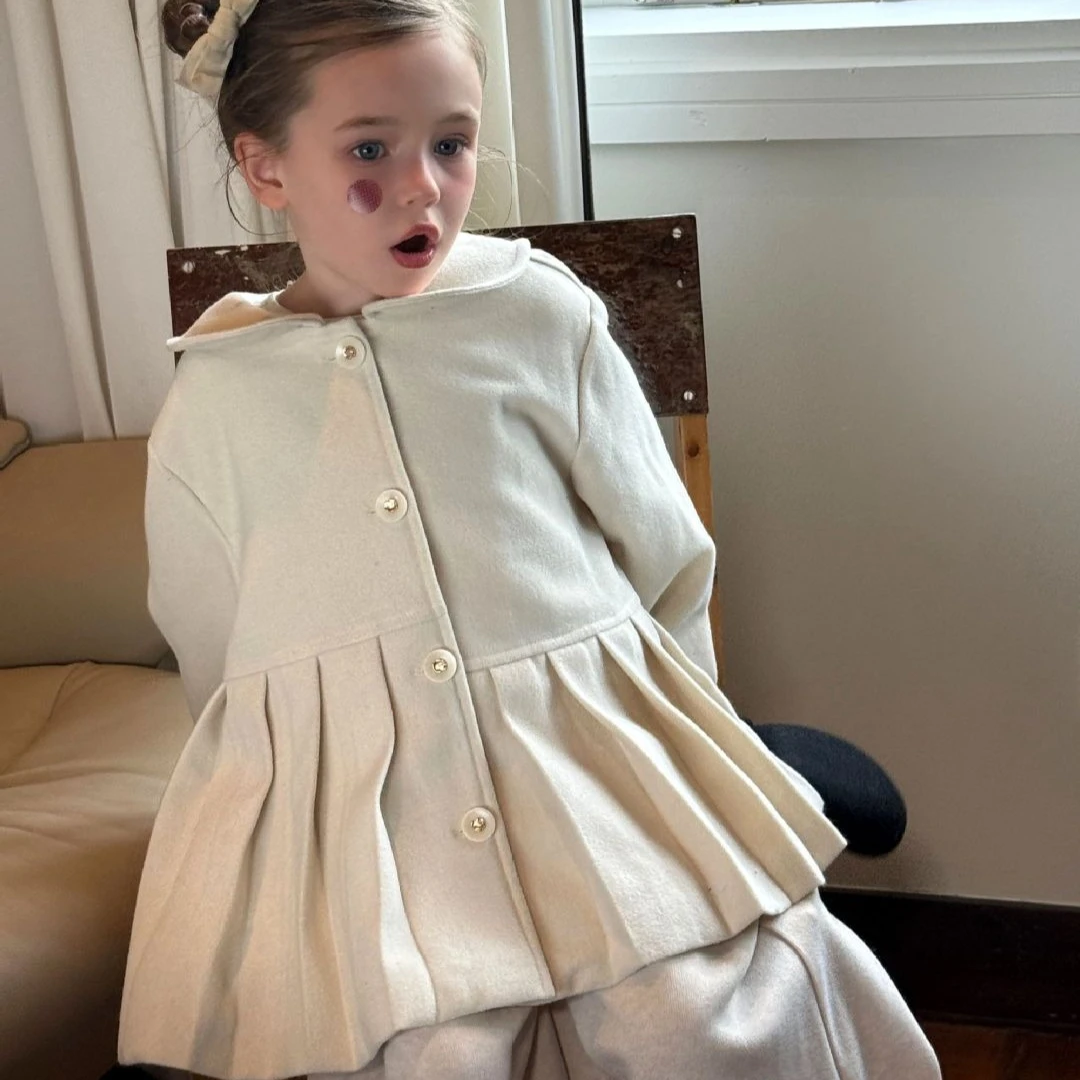 Baby X Clothing - Cappotto per Bambine Primavera-Autunno 2026, Nuovo