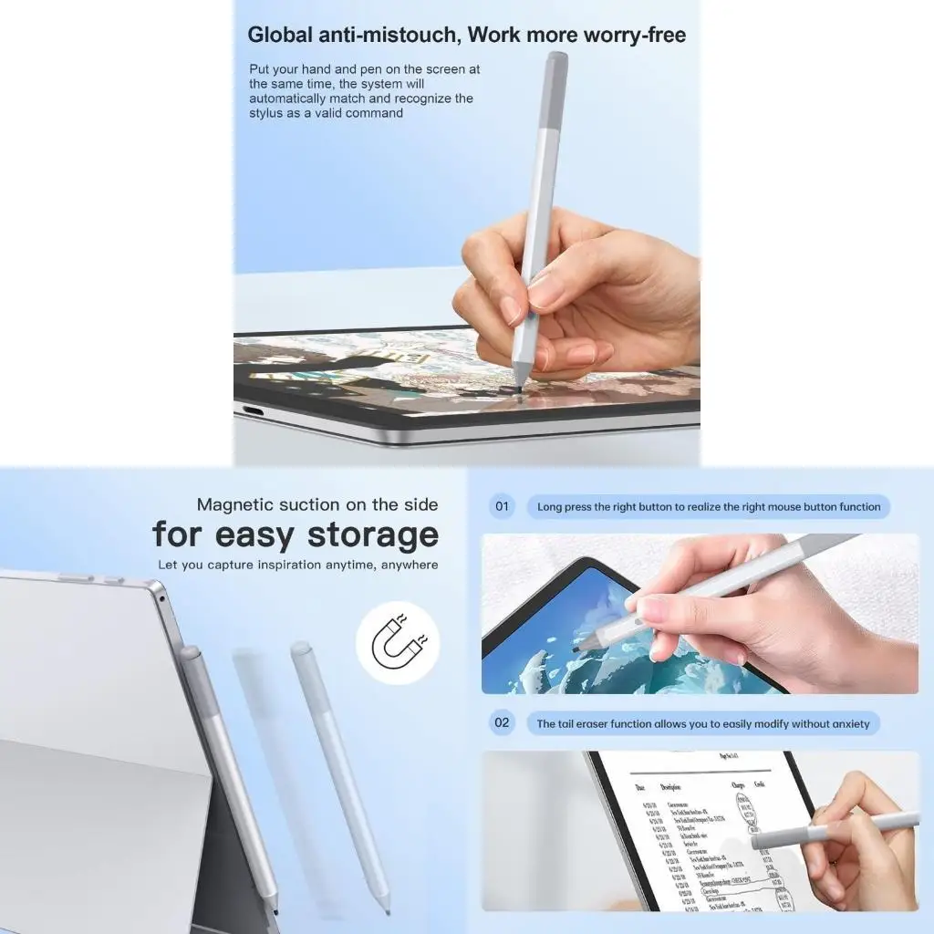 

R53C High Sensitivity Pen for Pro8/7/6/5/4/3 ProX Touchscreens Device Customizable Shortcut Smooth Tip