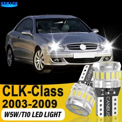 2x T10 Led Bulb 194 Clearance Lights CANBUS Car Side Signal Lamp For Mercedes Benz CLK Class W209 C209 2003 2004 2005 2006-2009