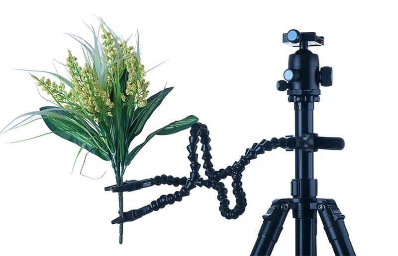 KUANGREN Double Magic arm Clamp Clip for Macroshot Insects Flower Macro Photography Tools 60cm Length Photography Accessories