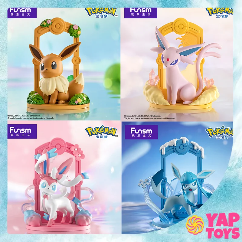 PokéMon Eeveelution Blind Box Sylveon Vaporeon Espeon Eevee Leafeon Umbreon Children Toys Birthday Gift For Kids