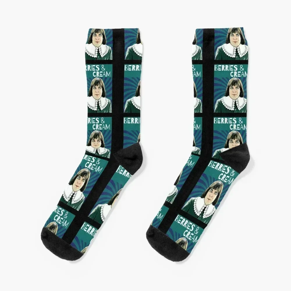 

Berries and cream Socks men cotton high quality Hiking boots Toe sports Socks Women's Men's