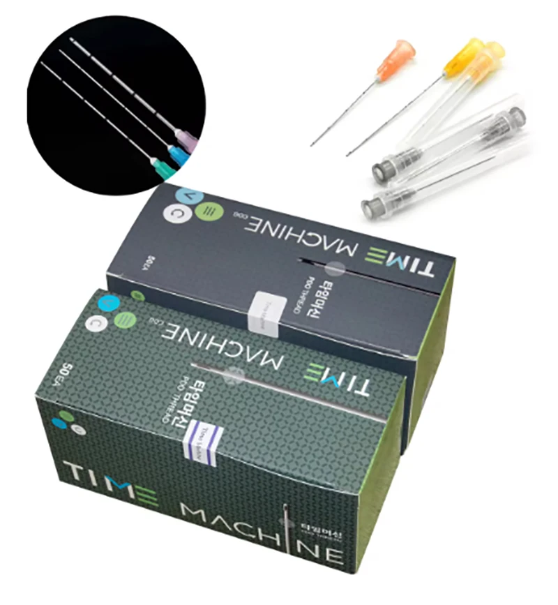 Disposable Blunt Tip Cannula Needle For Filler Injection 18G 21G 22G 23G 25G 27G 30G Uric Acid Facial Filling Nose 1 box