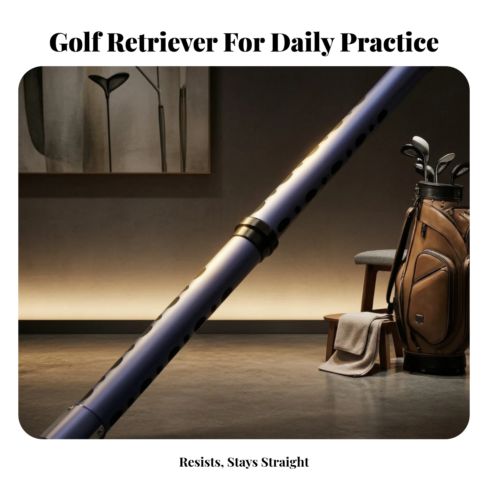 Golf Equipment Youtube - أنبوب استرجاع كرات الجولف القابل للفصل،