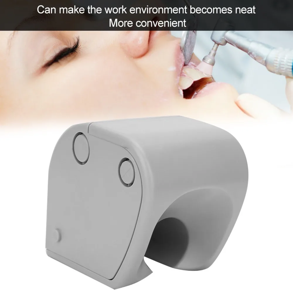 Gray Dental Handpiece Holder Large Size Connector Adapter Dental Chair Accessories Durable Dental Single Hanger