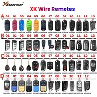 Peter-key Xhorse VVDI Universal XK Wired Remotes Car Keys B5/FO/MQB/KF/HO/AU/TO/HY/BU Style For VVDI2 MINI Key Tool MAX Pro