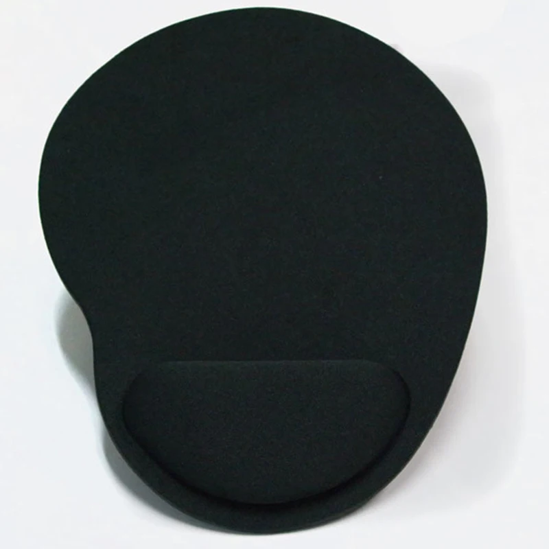 블랙 고급 선물 손목 마우스 패드, 손목 지지대 및 메모리 스폰지, 손목 받침대 지지대 포함, 2 팩