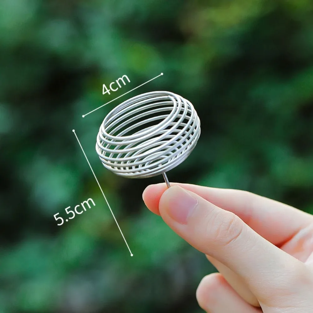 10 шт. с шипами, корзины для бонсай, автоматические садовые корзины для удобрений из нержавеющей стали, корзины для удобрений для растений