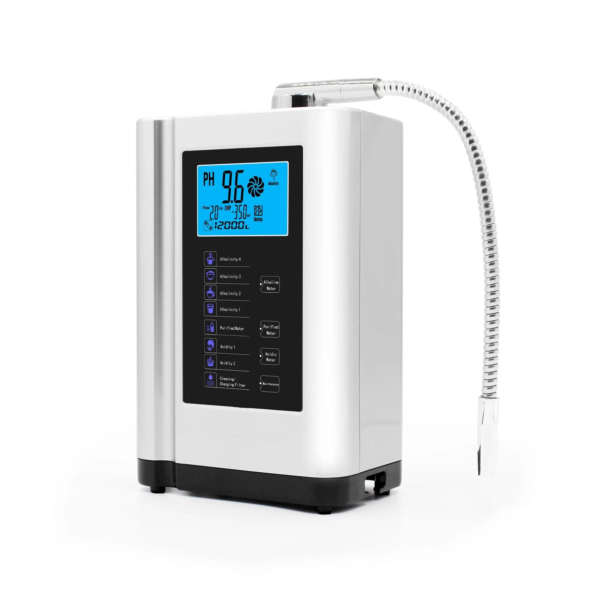 OEM Factory Manufacture Alkaline Ionized Water Purifier 7 Plates Alkaline Ionizer Water